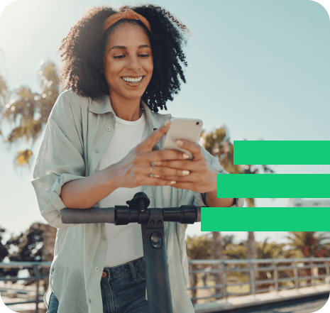 Map of Brazil with coverage points